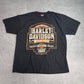 【HARLEY-DAVIDSON Lynchburg Tennessee 両面プリントTシャツ】2013年 XL ブラック USAディーラーTシャツ/8-43