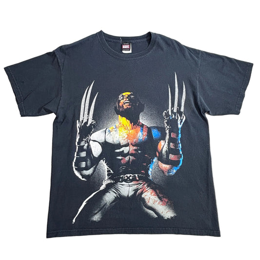 MARVEL “WOLVERINE” グラフィックTシャツ / ブラック / Mad Engine製 / Lサイズ/2-22