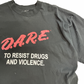 【D.A.R.E. プリントTシャツ】ブラック/7-20