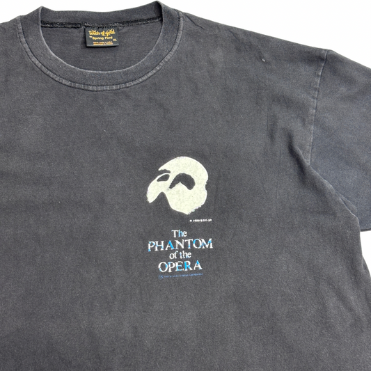 【The Phantom of the Opera（オペラ座の怪人）蓄光プリント Tシャツ ブラック】8-28
