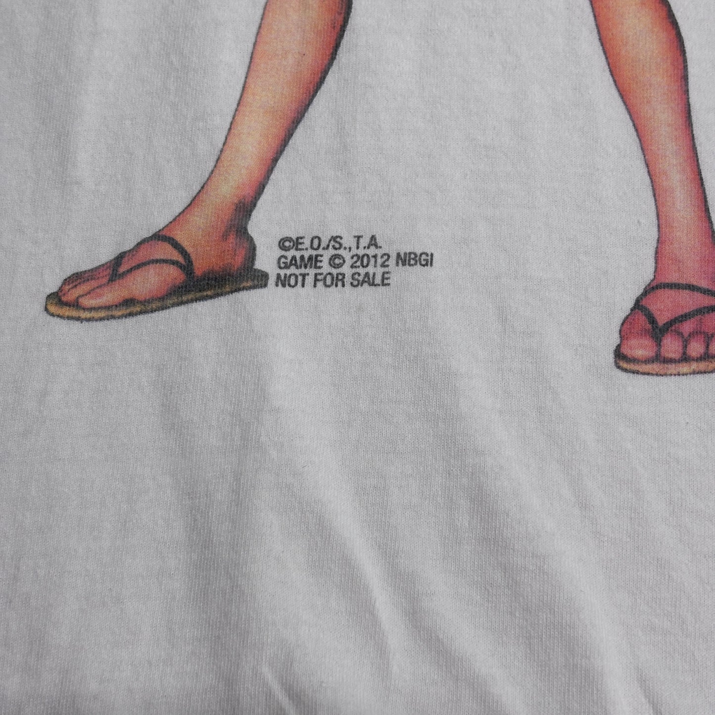 【ONE PIECE PIRATE WARRIORS モンキー・D・ルフィ Tシャツ】FRUIT OF THE LOOM HEAVY COTTON サイズL/8-75