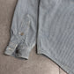 【Polo Ralph Lauren ヒッコリーストライプ ワークシャツ】ポロ ラルフローレン USA製 100%コットン 長袖シャツ 古着/8-8