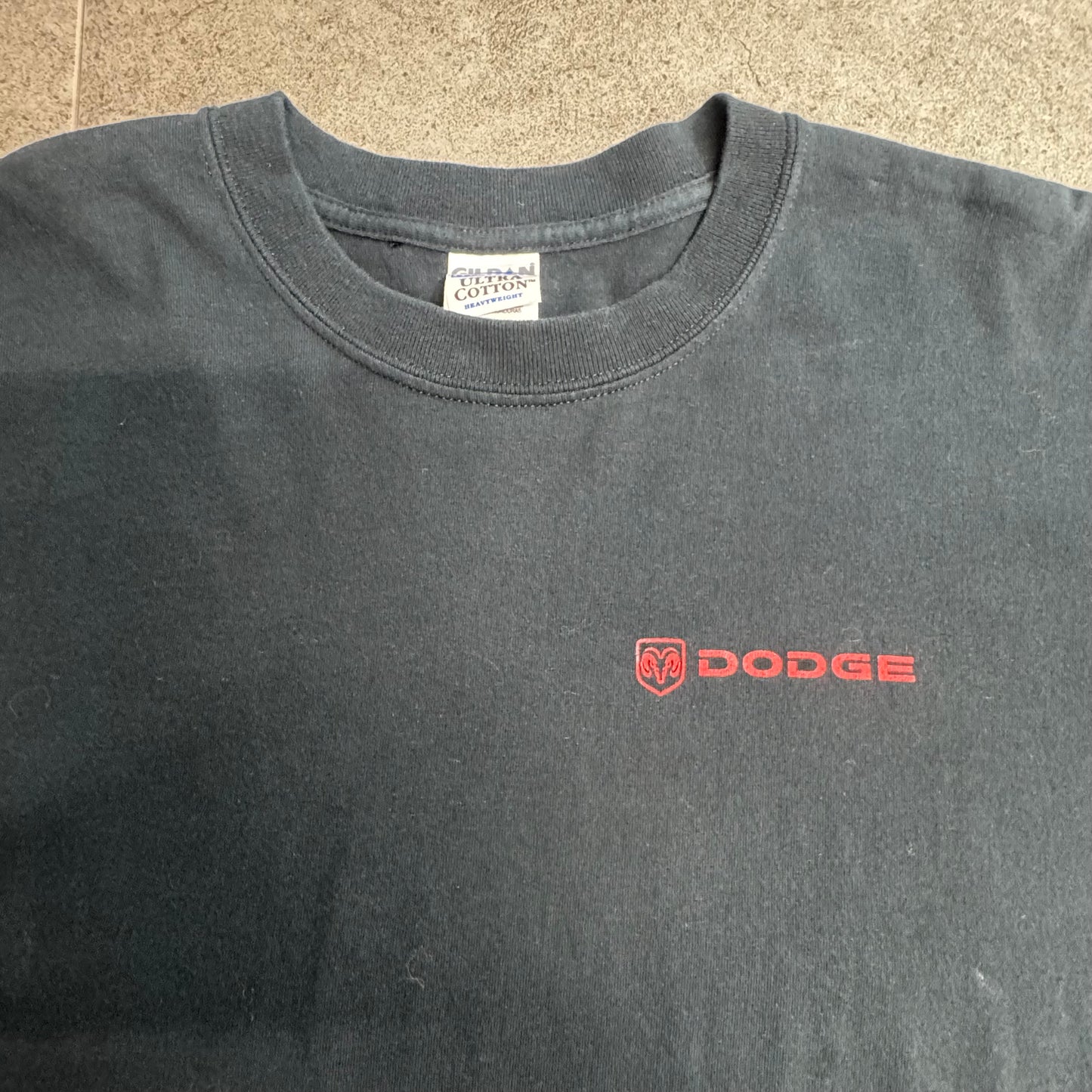 DODGE × Cummins “Get Torqued.” バックプリントTシャツ GILDAN Ultra Cotton XL ブラック/7-47