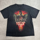 ユニバーサル・オーランド HHN XX Twenty Years of Fear 2010 ホラーTシャツ ブラック L相当/7-56