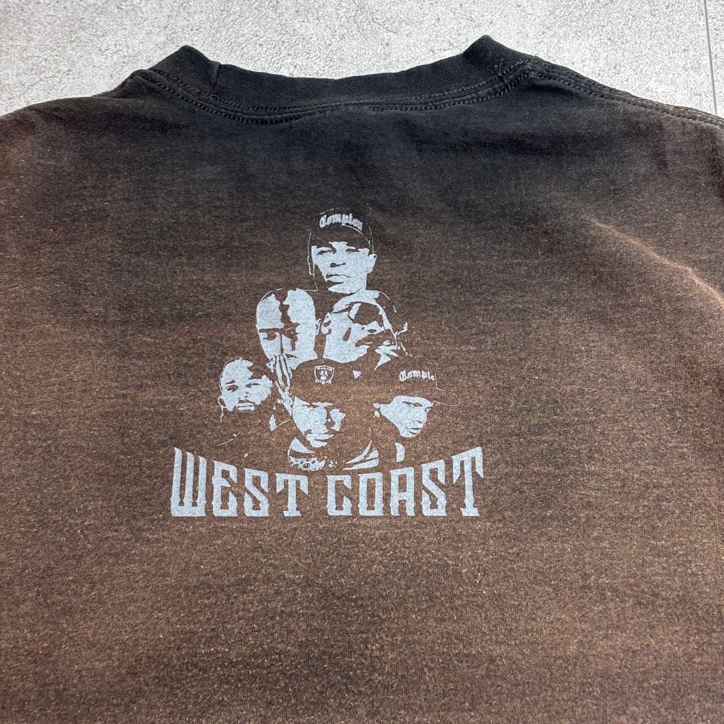 【WEST COAST ラップ プリントTシャツ】2Pac Dr.Dre Snoop Dogg Eazy-E Ice Cube Nipsey Hussle SHAKA WEAR 2XL ブラック HIPHOP 古着/7-97