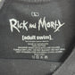 【Rick and Morty（リック・アンド・モーティ） ホラーグラフィック プリントTシャツ】ブラック L/7-25