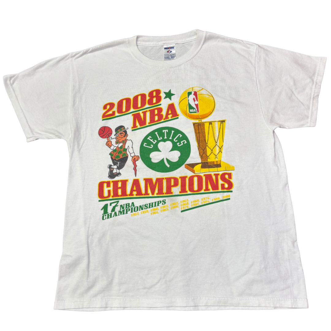 【NBA CELTICS】2008優勝記念Tシャツ｜ケビン・ガーネット × ザ・ビッグスリー