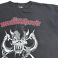 【Metallica MetClub 1999 “metälhead Living to Win” 両面プリントTシャツ】giantボディ ファンクラブ限定 90s ブラック バンドT 古着/8-13