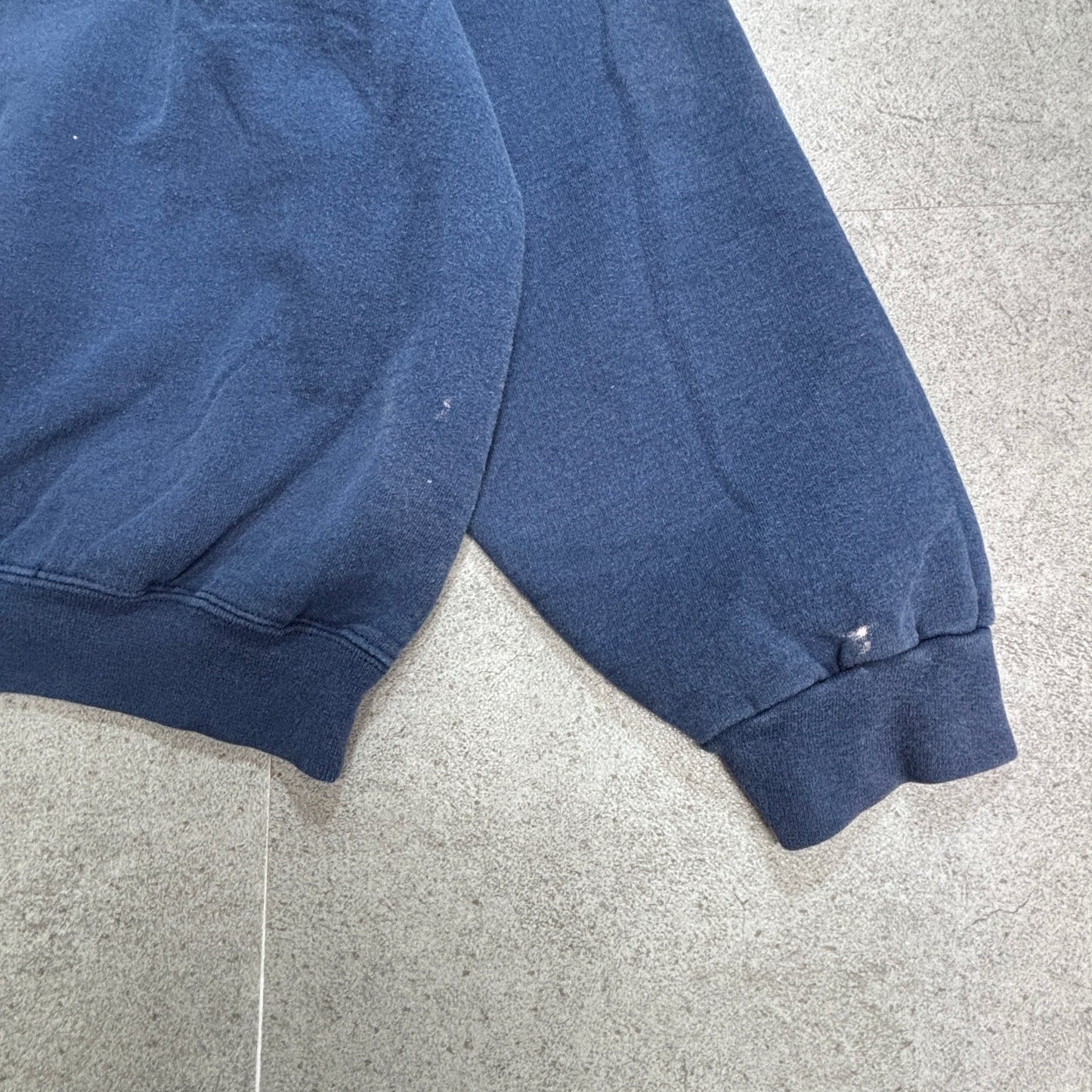 90s Hanes ULTIMATE COTTON FDNY スウェット ENGINE4 LADDER15 消防 プリントスウェット ネイビー USAデザイン/3-25