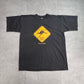 【Australia カンガルー ロードサイン プリントTシャツ】MADE IN AUSTRALIA / XL / ブラック/7-80