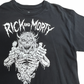 【Rick and Morty（リック・アンド・モーティ） ホラーグラフィック プリントTシャツ】ブラック L/7-25