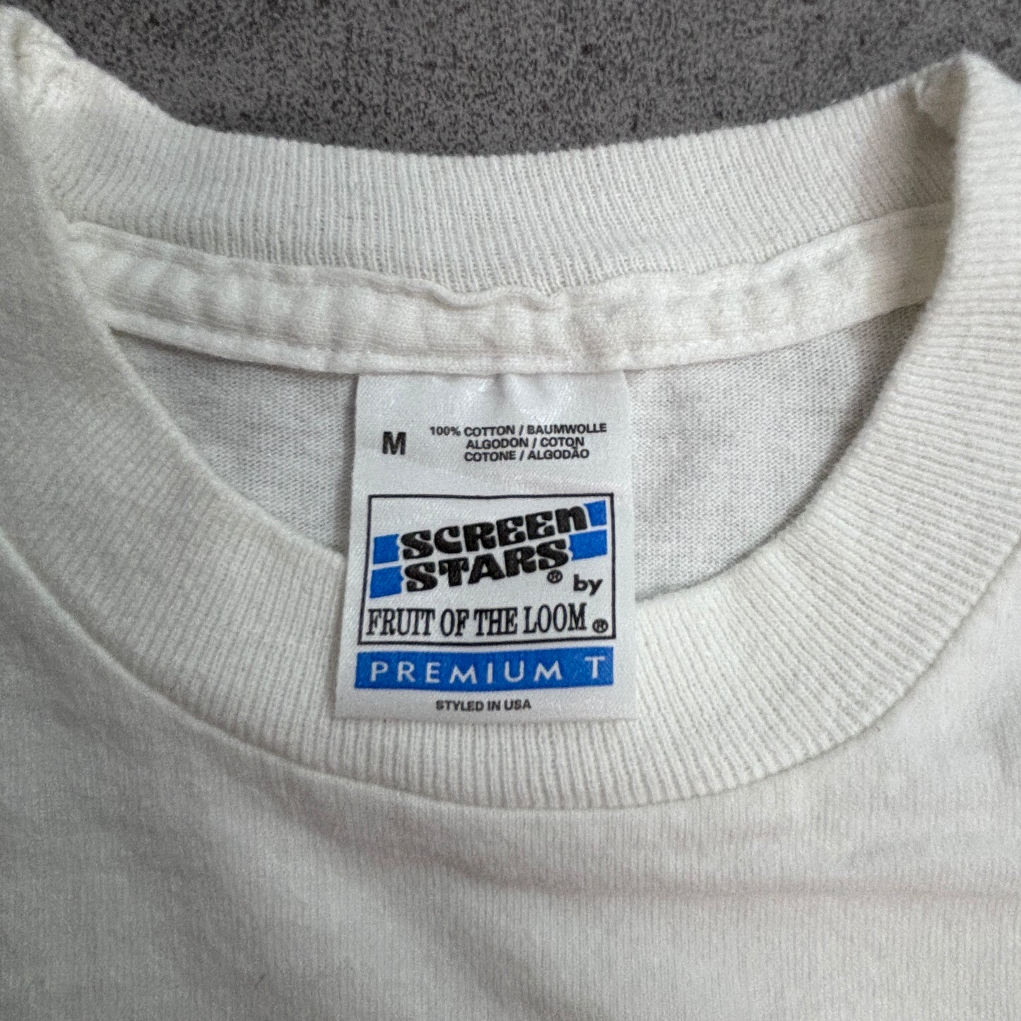 【South Park Kenny 1998 プリントTシャツ】ケニー サウスパーク Screen Stars USA製 白 古着/6-3