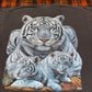 【WILD LIFE】ホワイトタイガー親子Tシャツ｜アニマルフォトリアルプリント