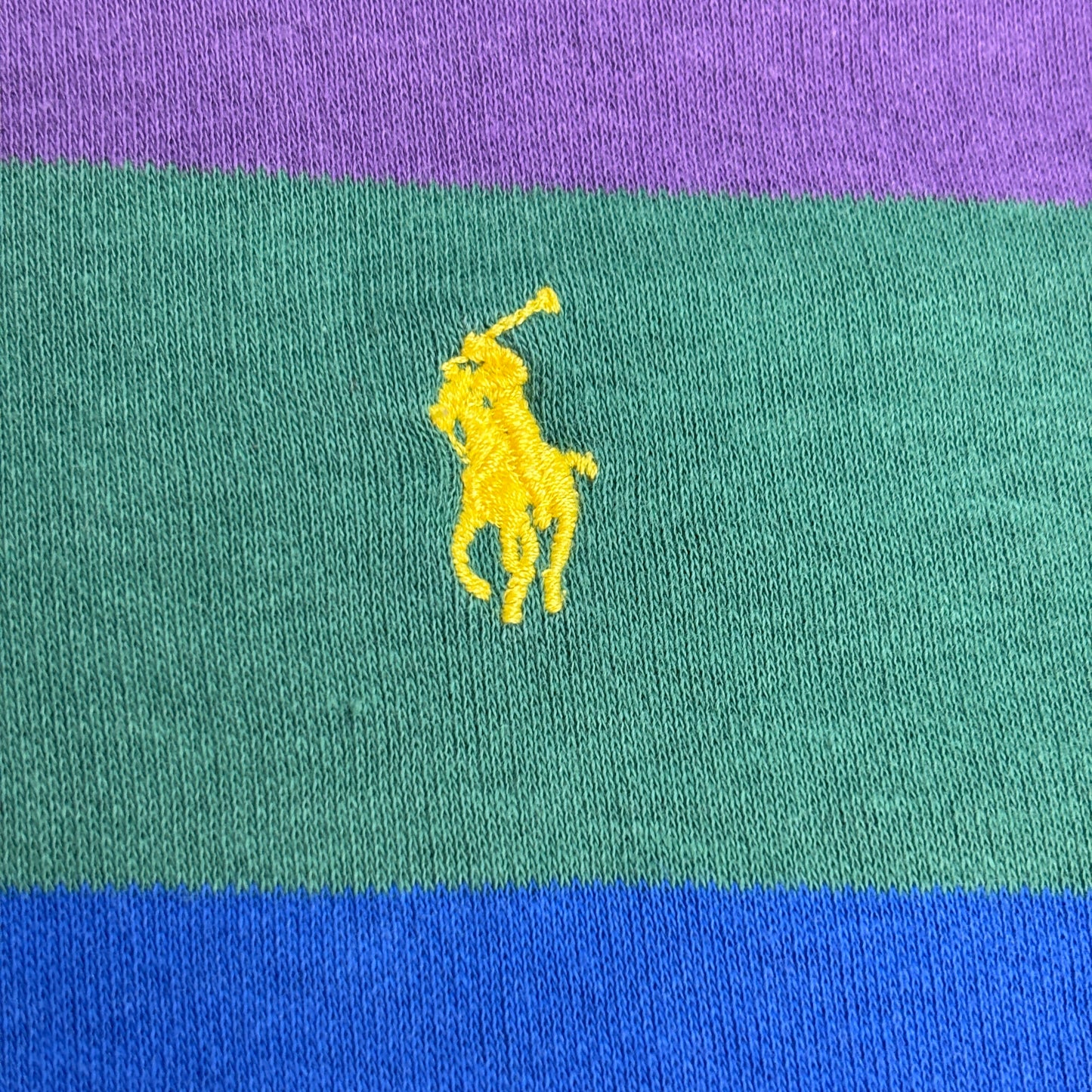【90s Polo by Ralph Lauren ボーダーポロシャツ USA製 マルチカラー】8-22