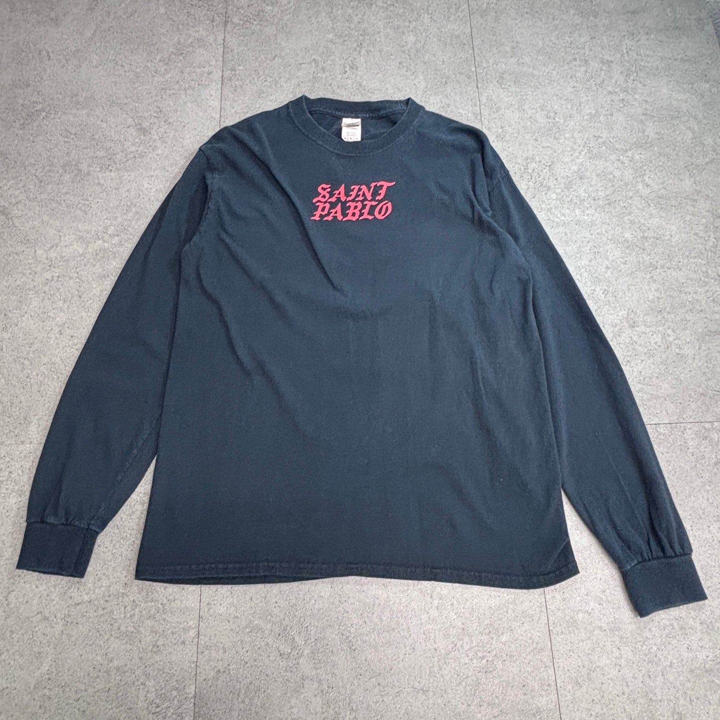 【KANYE WEST “SAINT PABLO TOUR” フォトプリント ロングスリーブTシャツ】M/8-78