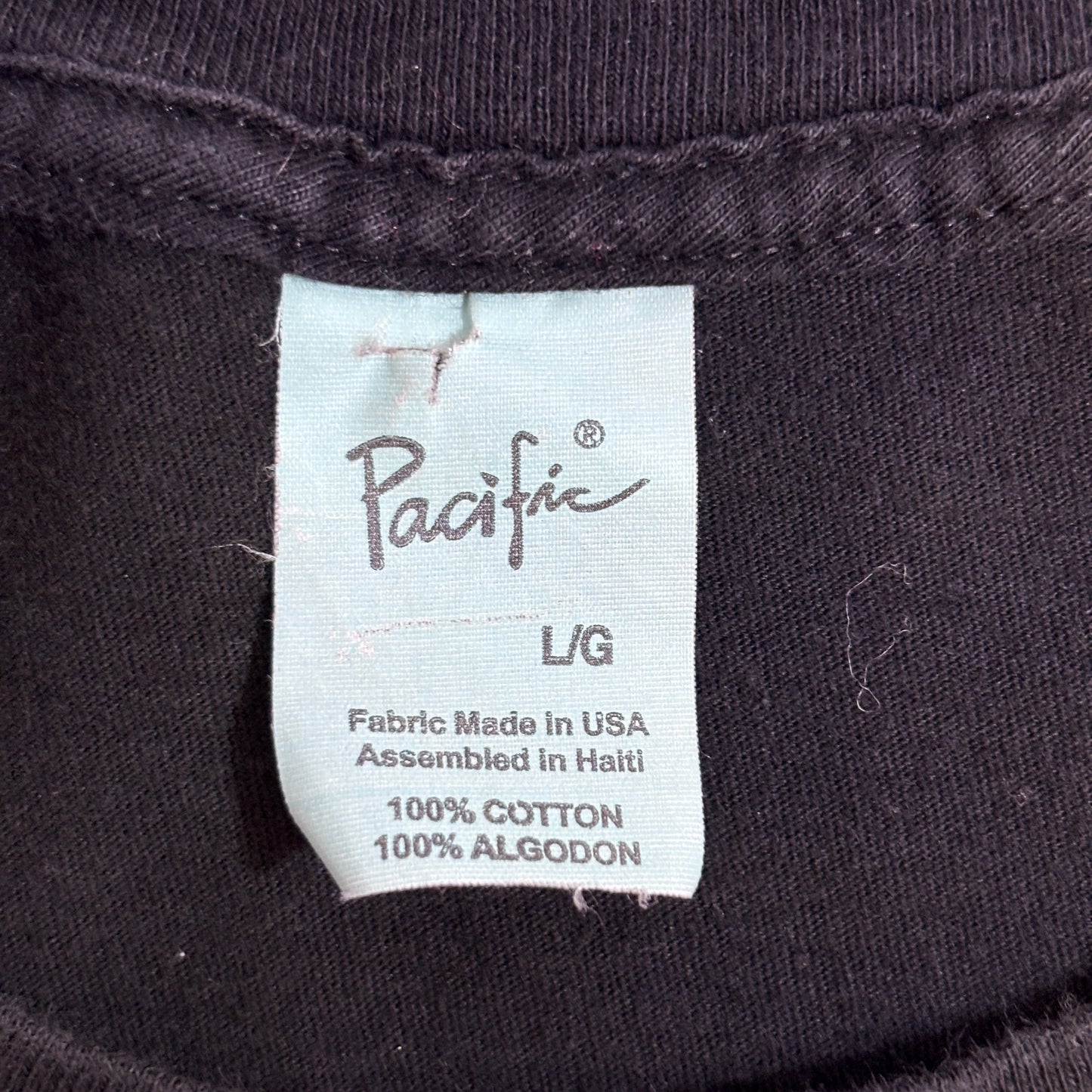 【Korn バンドTシャツ】Paciﬁc 両面プリント ブラック Lサイズ ロックT 古着/7-100