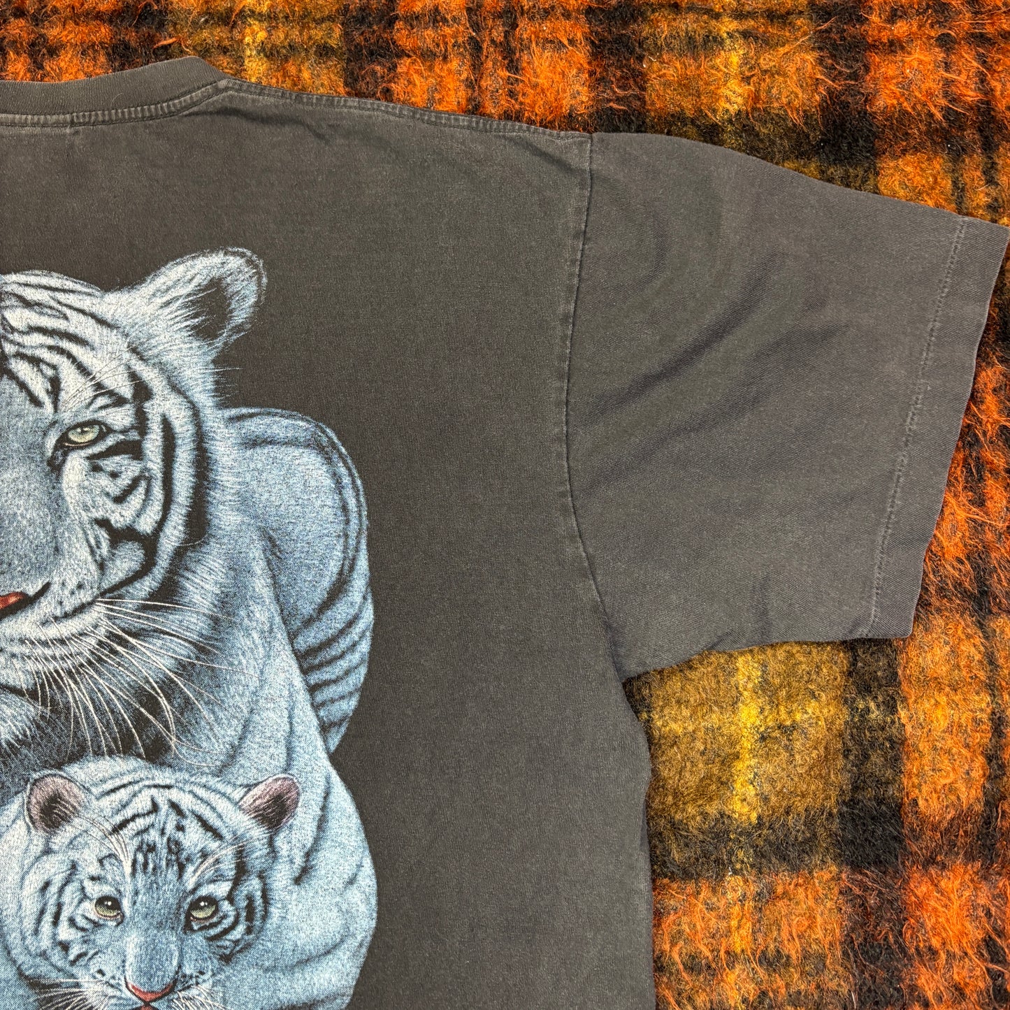 【WILD LIFE】ホワイトタイガー親子Tシャツ｜アニマルフォトリアルプリント