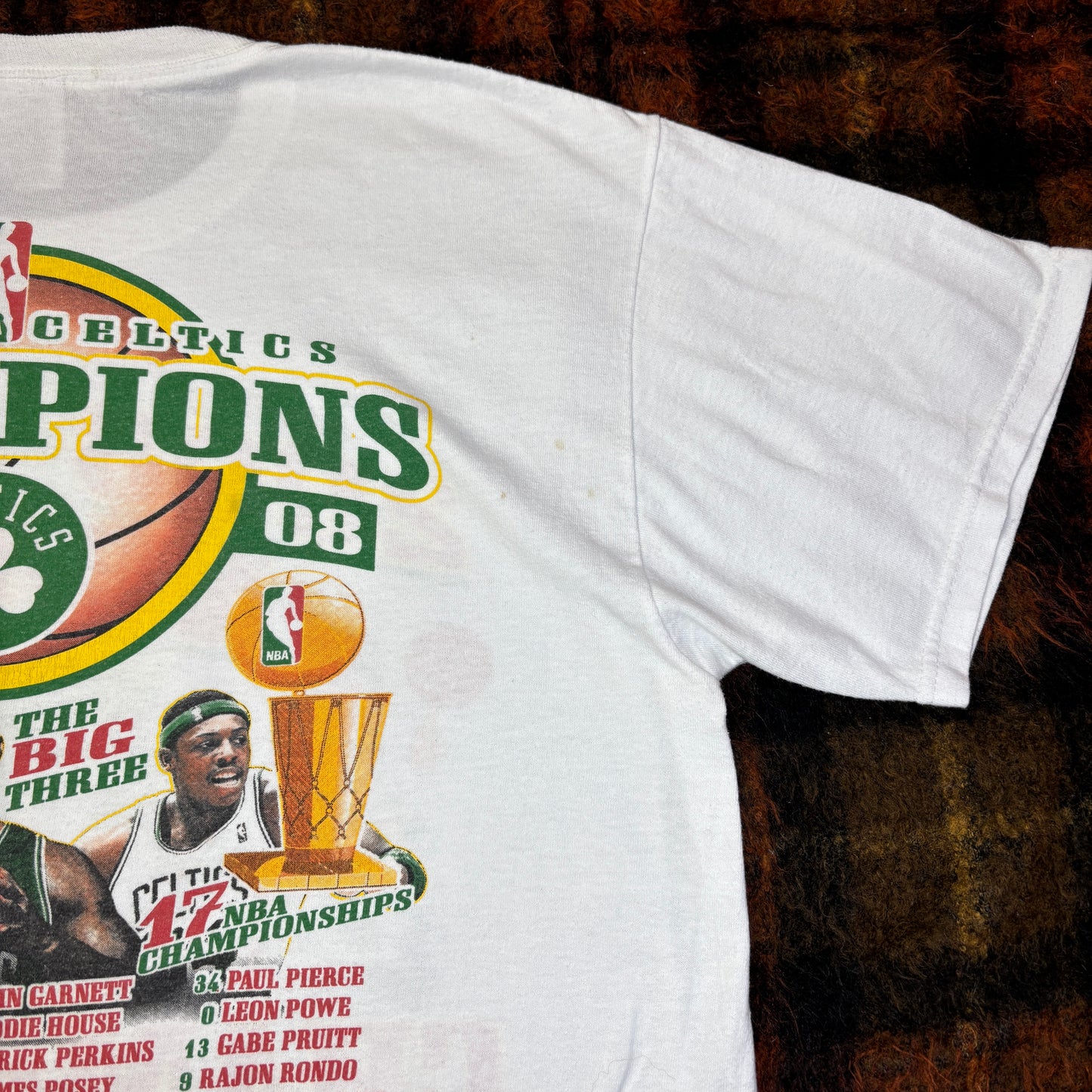 【NBA CELTICS】2008優勝記念Tシャツ｜ケビン・ガーネット × ザ・ビッグスリー