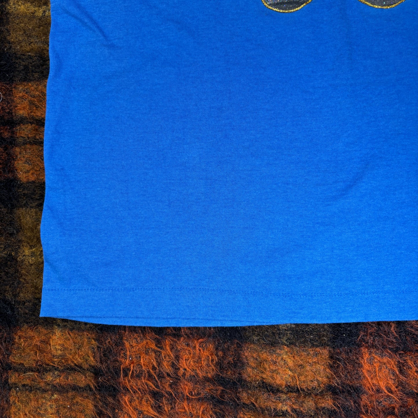 90s USA製 Clown Faces Tシャツ XLサイズ / Fruit of the Loom BESTタグ 青 ボックスシルエット