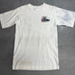 【1996 LIFEforms International “HOP DREAMS” フロッグ バスケットボール プリントTシャツ】90s アートTシャツ ホワイト 古着/8-62