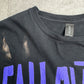 【Fall Out Boy バンドTシャツ】UFO グラフィック 両面プリント ブラック GILDAN XL 古着/8-68