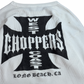 【WEST COAST CHOPPERS サーマルロンT】ウエストコーストチョッパーズ ワッフル生地 ロングスリーブTシャツ 古着/8-18