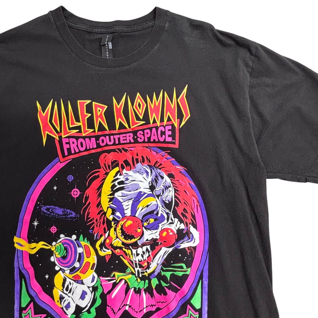 【KILLER KLOWNS FROM OUTER SPACE（キラークラウン）プリントTシャツ】ブラック/7-11
