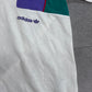 adidas アディダス 90s フランス製 ポロシャツ 半袖 切替デザイン ホワイト パープル グリーン/4-39
