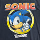 SONIC THE HEDGEHOG ソニック・ザ・ヘッジホッグ キャラクタープリントTシャツ ブラック L SEGA/4-8