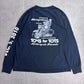 2010年 TOYS for TOTS シカゴランド ロンT ブラック L相当 フェード ボロタグ 企業イベント 長袖Tシャツ/4-14