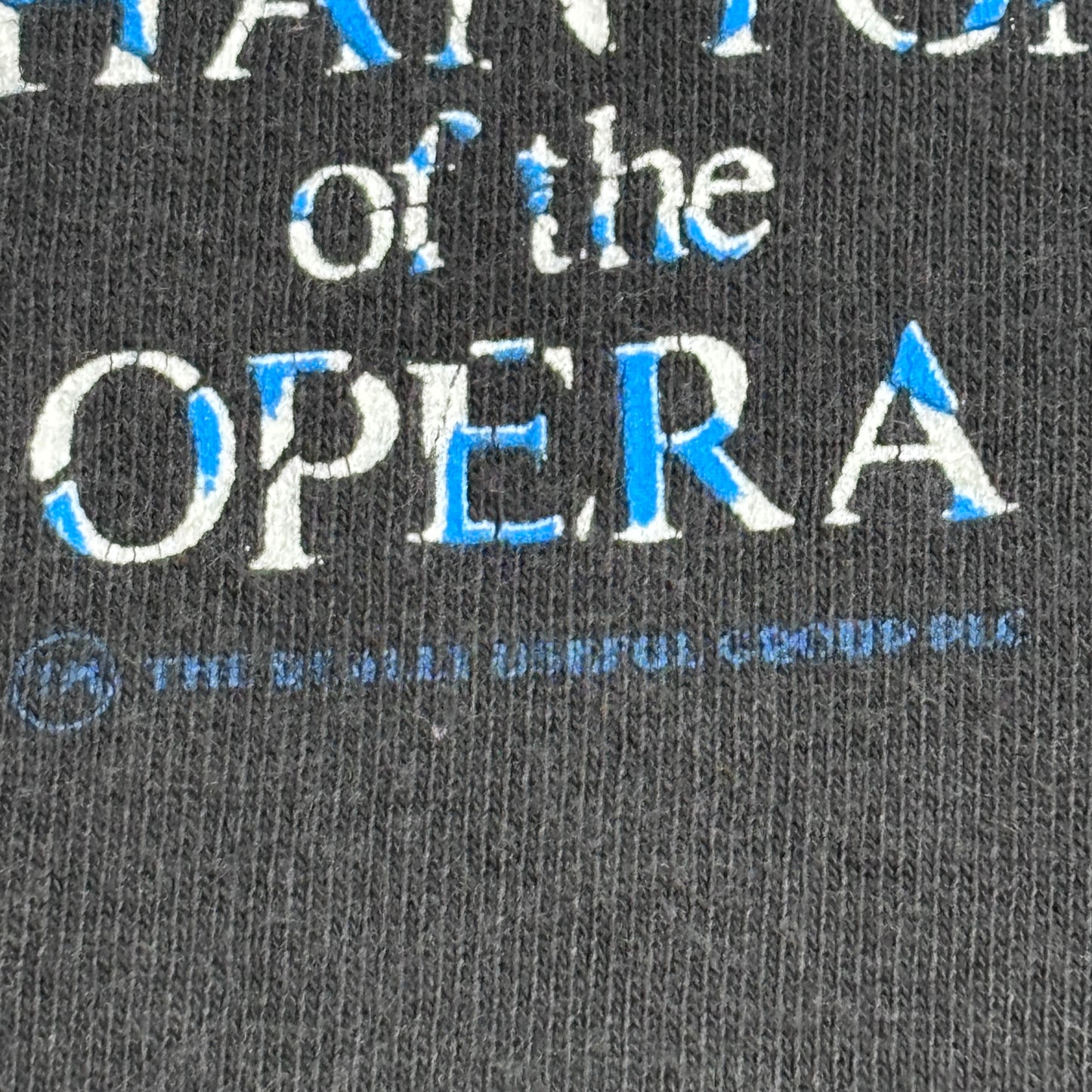【The Phantom of the Opera（オペラ座の怪人）蓄光プリント Tシャツ ブラック】8-28