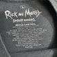 【Rick and Morty スカル プリントTシャツ】リック＆モーティ Adult Swim ブラック L 2023年 バンドT風 古着/8-69