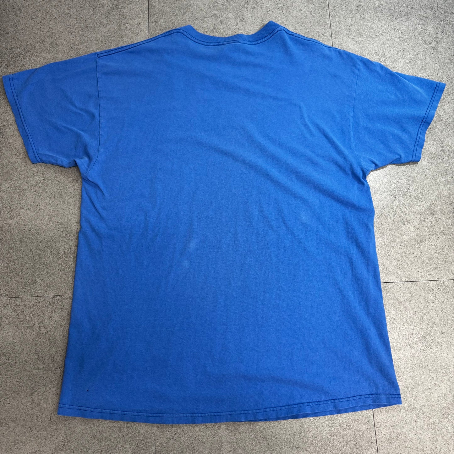 【Wallace & Gromit 飛行機プリントTシャツ】ウォレスとグルミット / DELTA / キャラクターTシャツ / ブルー/7-67