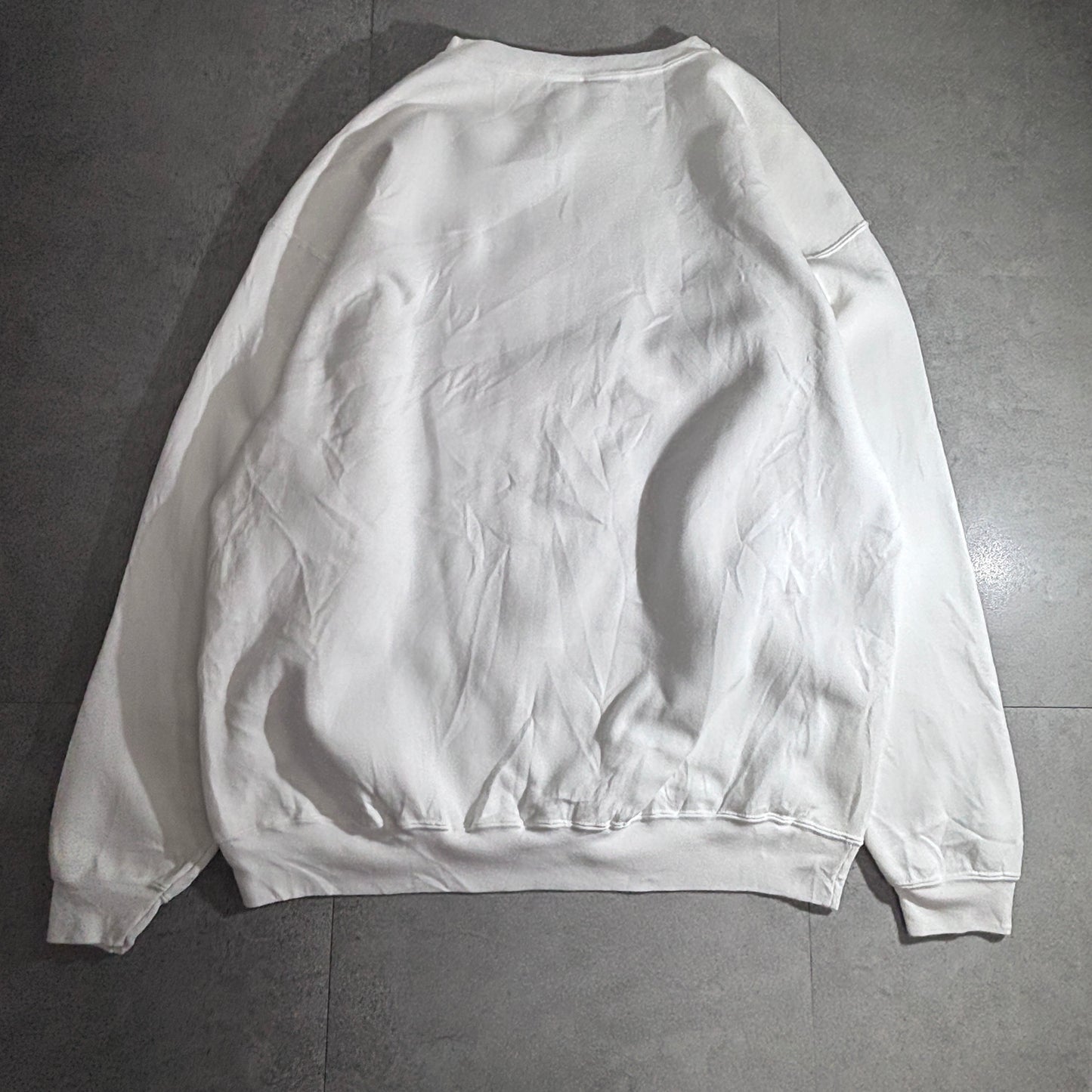 BASIC ISSUE スウェット / USMC 刺繍ロゴ / MADE IN USA / ホワイト / 2XL/2-52