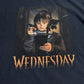 【Netflix「WEDNESDAY（ウェンズデー）」オフィシャル プリントTシャツ XL】7-109