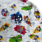 Disney Spirit Jersey ウォルトディズニーワールド 総柄 ロングスリーブTシャツ M USA製 ホワイト/4-36