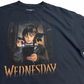 【Netflix「WEDNESDAY（ウェンズデー）」オフィシャル プリントTシャツ XL】7-109