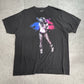 【SUICIDE SQUAD（スーサイド・スクワッド）ハーレイ・クイン プリントTシャツ】ブラック XL/7-15