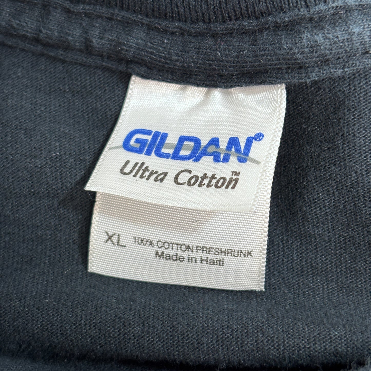 【OREGON STRONG プリントTシャツ】オレゴン・ダックス GILDAN Ultra Cotton XL ブラック 古着/8-56