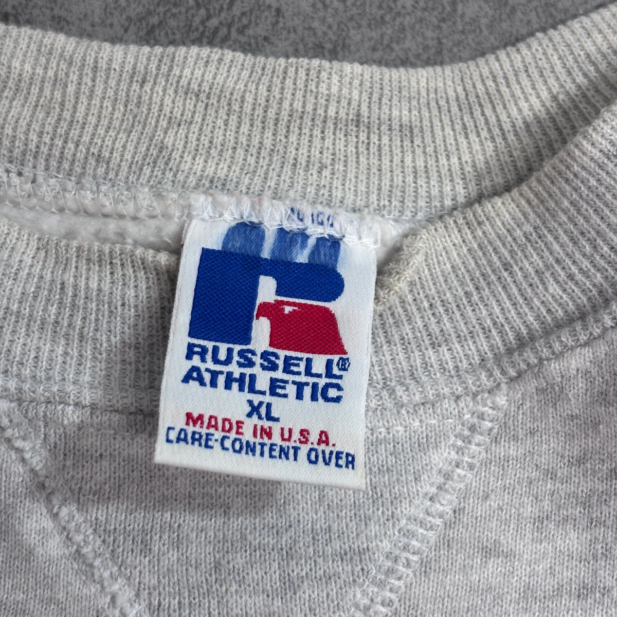 【90s Russell Athletic GOLDEN STATE WRESTLING スウェット】USA製 XL ラッセルアスレチック レスリング プリント 古着/9-7