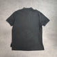 【POLO Ralph Lauren ポロシャツ ブラック XL】ラルフローレン 半袖 ワンポイント 刺繍ロゴ 古着/4-50