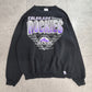 【90s COLORADO ROCKIES MLB スウェット】コロラド・ロッキーズ 1992 コピーライト LOGO 7 ブラック XL USA古着/9-6
