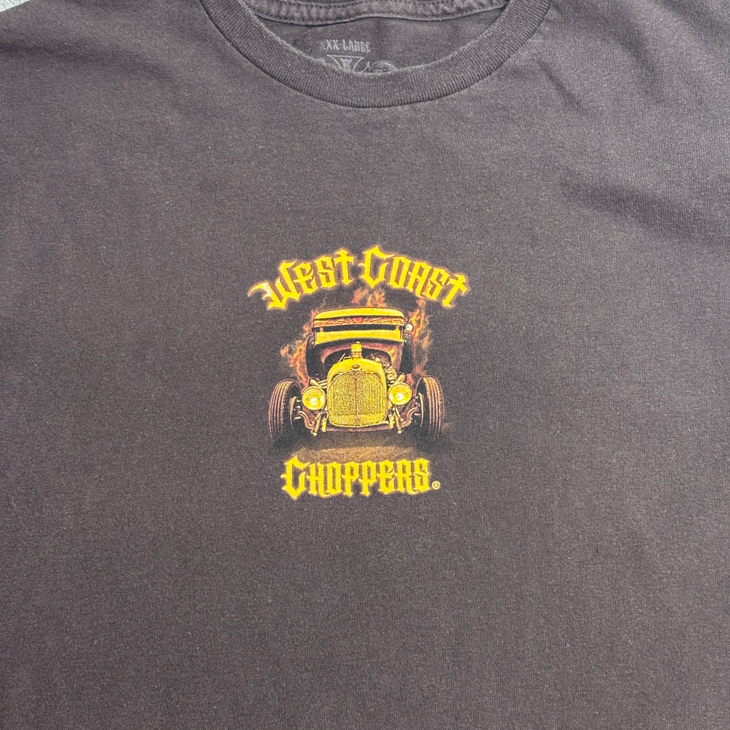 【West Coast Choppers ORIGINAL OUTLAW 両面プリントTシャツ】ウエストコーストチョッパーズ / バイカーT / チョッパー / XXX-LARGE/7-75