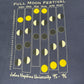 90s Johns Hopkins University “Full Moon Festival” ヴィンテージTシャツ – 月齢カレンダー/両面プリント – Made in USA XL