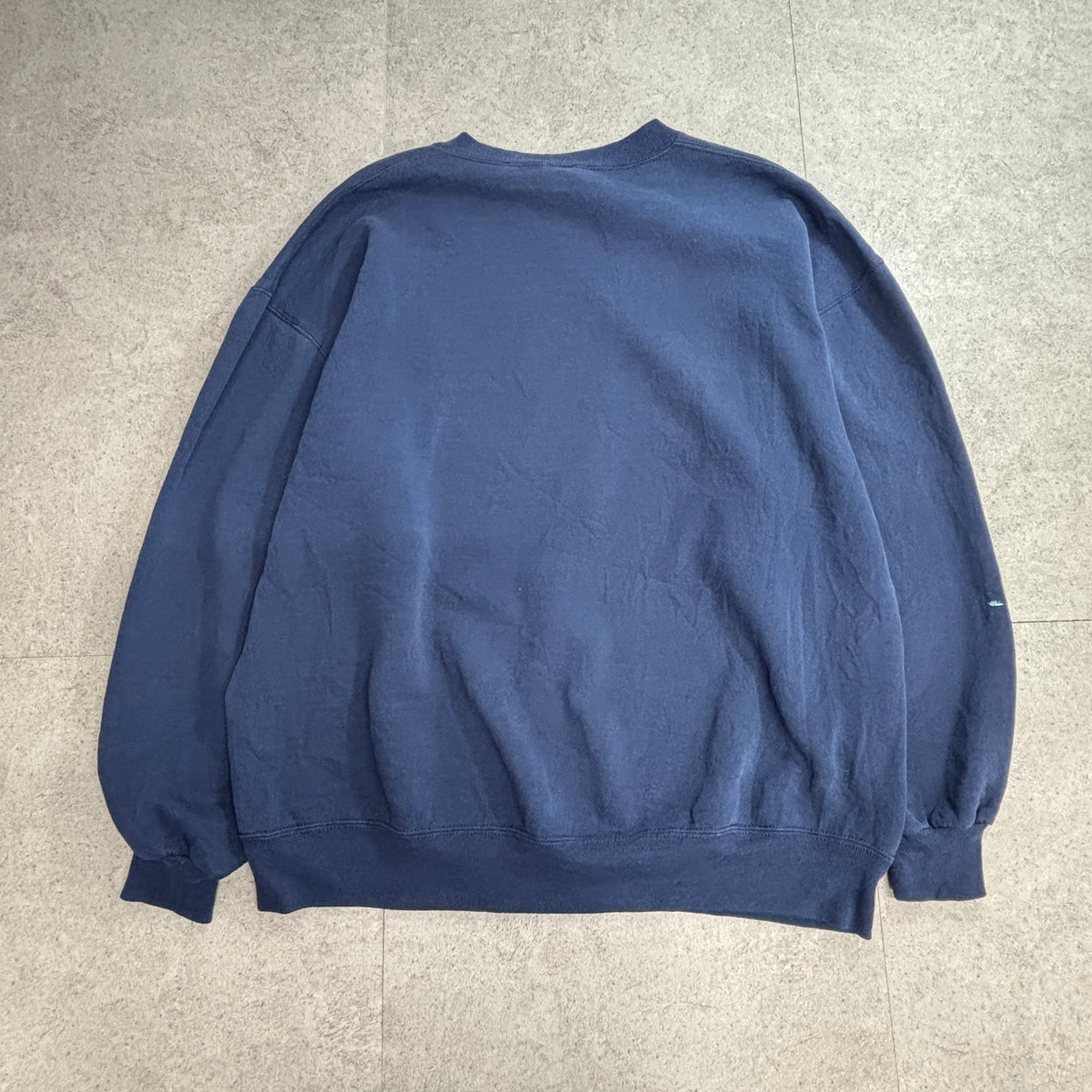 【90s Russell Athletic NEWMAN KNIGHTS スウェット】USA製 XL ラッセルアスレチック カレッジ ネイビー 古着/9-8