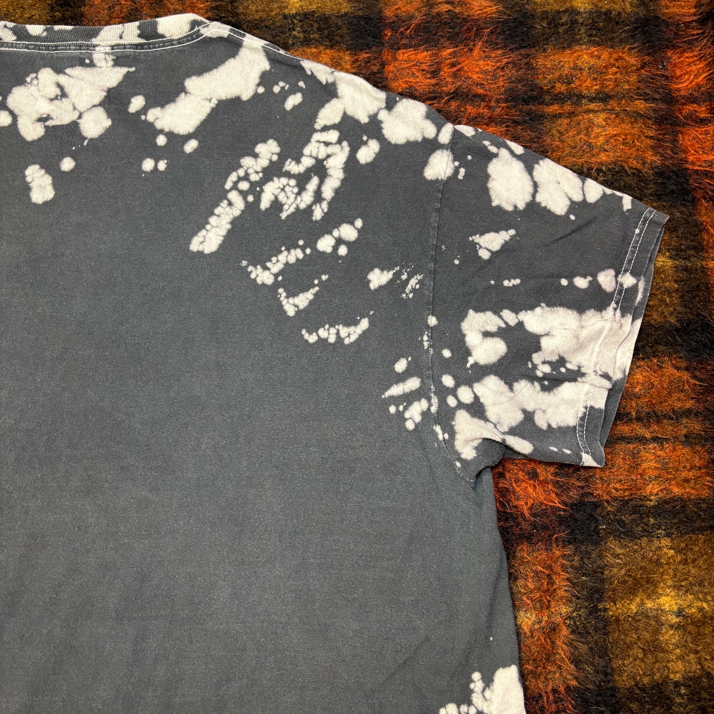 【2PAC × POETIC JUSTICE】ヴィンテージ加工 ヒップホップTシャツ｜90s ストリート系 タイダイデザイン