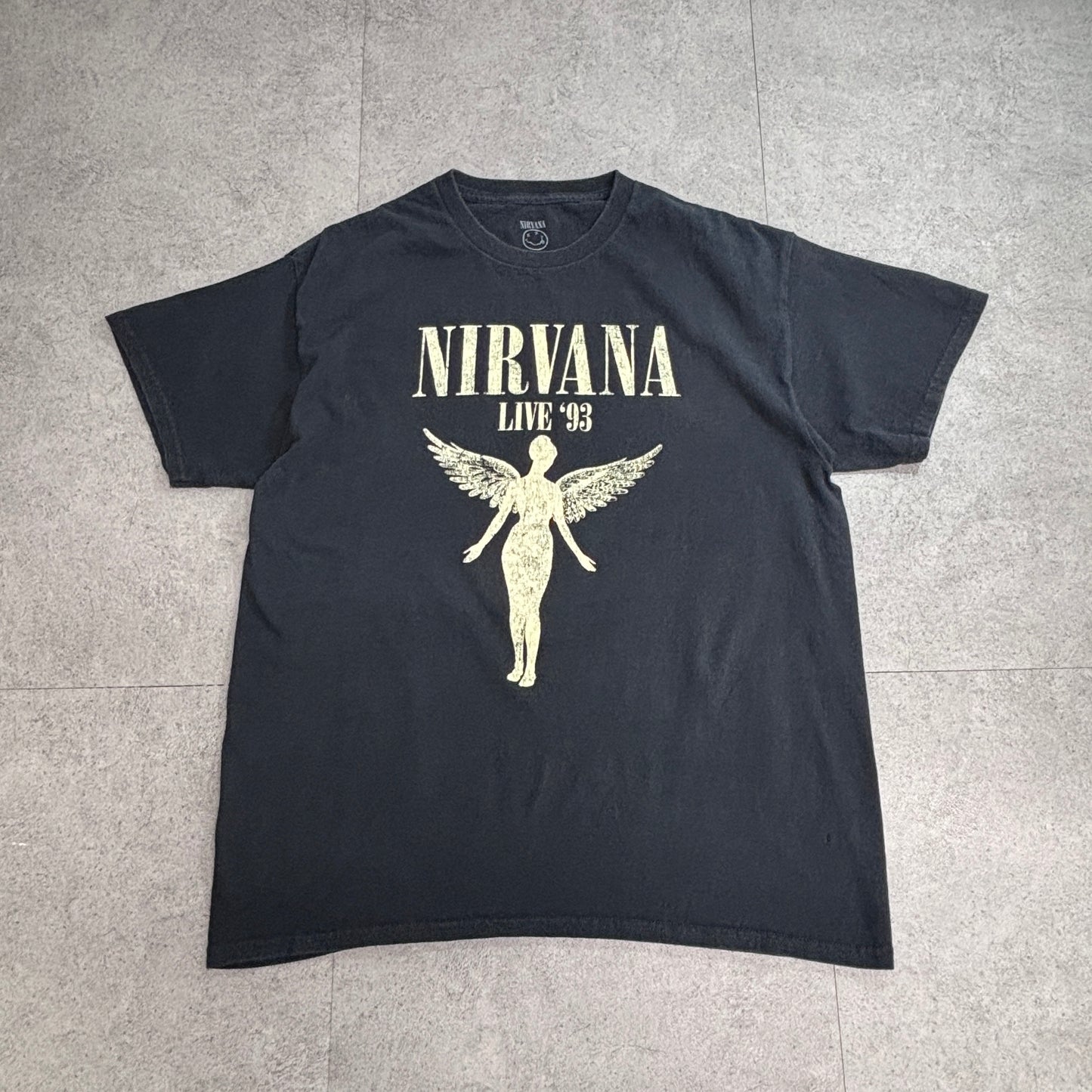 【NIRVANA】LIVE ’93 “IN UTERO” 両面プリント バンドTシャツ/7-94
