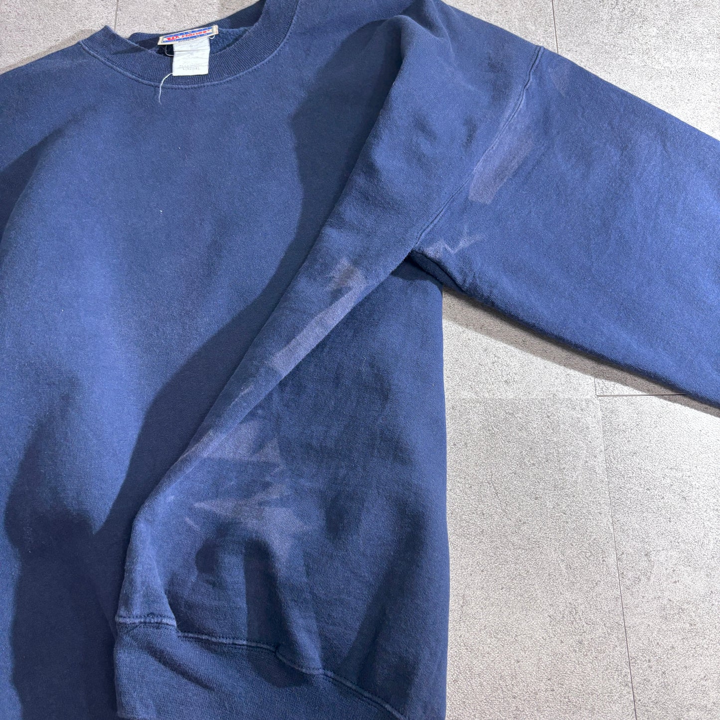 【90s Hanes ULTIMATE “BROWN’S Old Fashioned BARBER SHOP” スウェット XL】バックプリント 企業系 バーバーショップ アドバタイジング/2-77