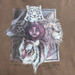 【Circle of Fire USA製 アニマルアート プリントTシャツ anvilボディ XL ライオン タイガー ヒョウ 90s ヴィンテージ 古着】8-25