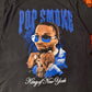 【POP SMOKE】ラップTシャツ｜King of New York フォトプリント ストリート系 HIPHOP